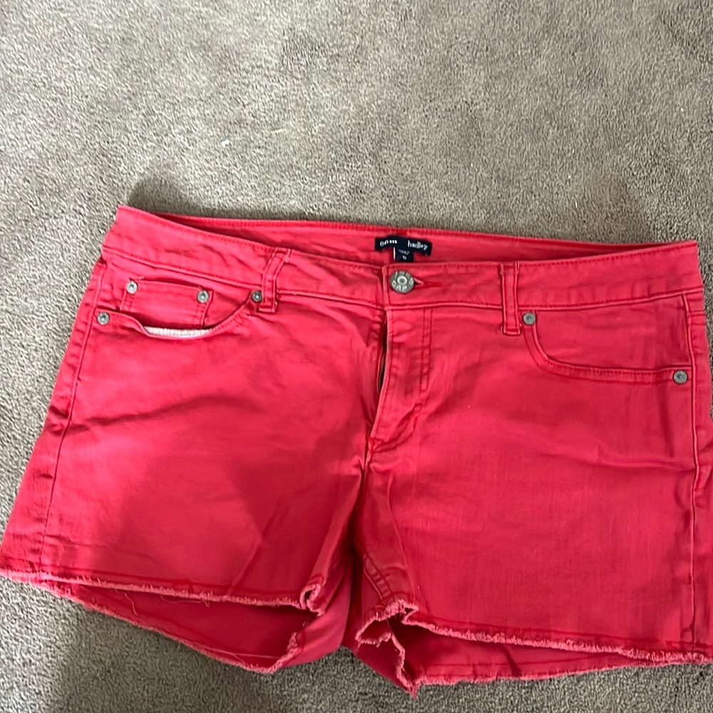 Red Summer Shorts